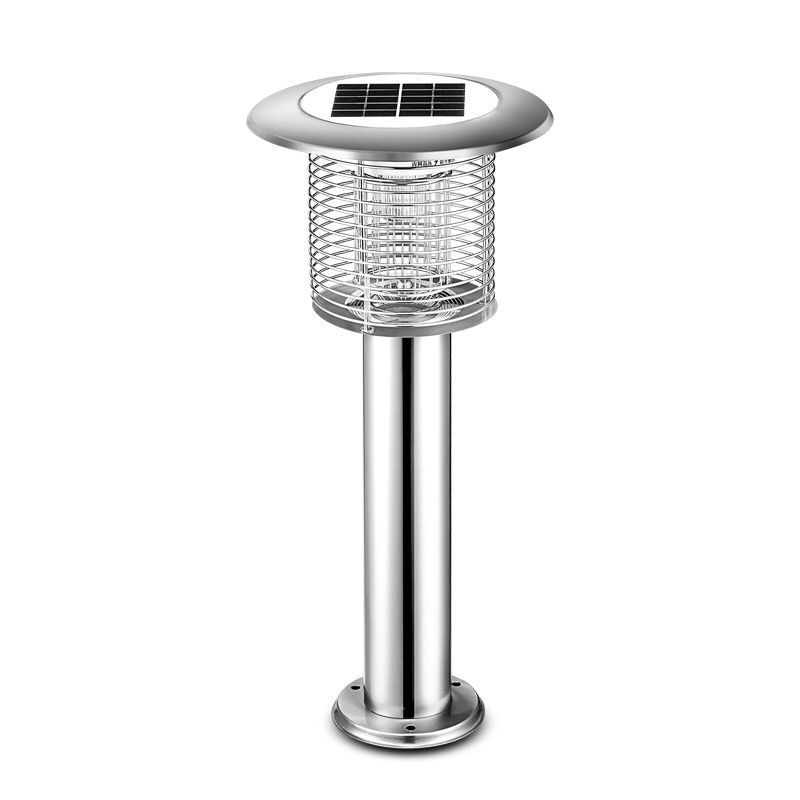 Outdoor solar mosquito-killing lamp, waterproof courtyard garden stainless steel mosquito-attracting and insect-killing lamp, agricultural use details Picture