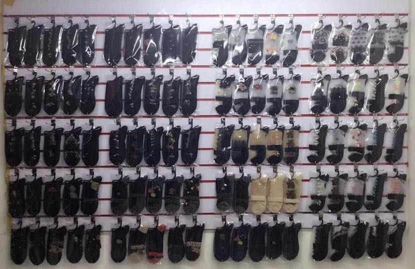 All-cotton soled crystal silk stockings