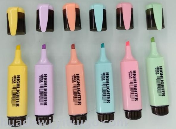 Highlighters, colored students, marking key knowledge points, office supplies, accounting Specification image