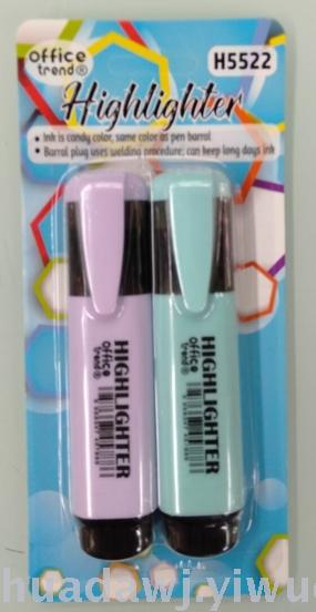 Highlighters, colored students, marking key knowledge points, office supplies, accounting Application Scenario