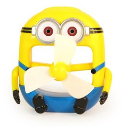 Adjustable Angle two wind speed electric minion desktop handheld fan Specification drawing