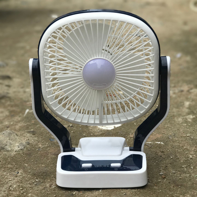 Table lamp Fan Outdoor large capacity battery charging fan Table lamp 2 in 1