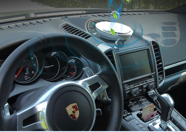 车载空气净化器智能车用除味甲醛新车负离子香薰PM2.5产品图