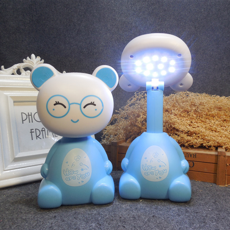 Cartoon panda lamp mini LED rechargeable lamp