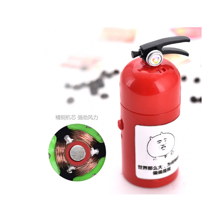 Simulation fire extinguisher student convenient charging Fan outdoor fan USB