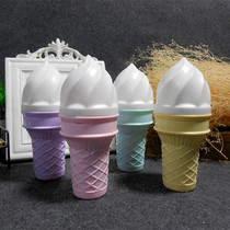 Ice cream mini fan Quiet rechargeable small fan