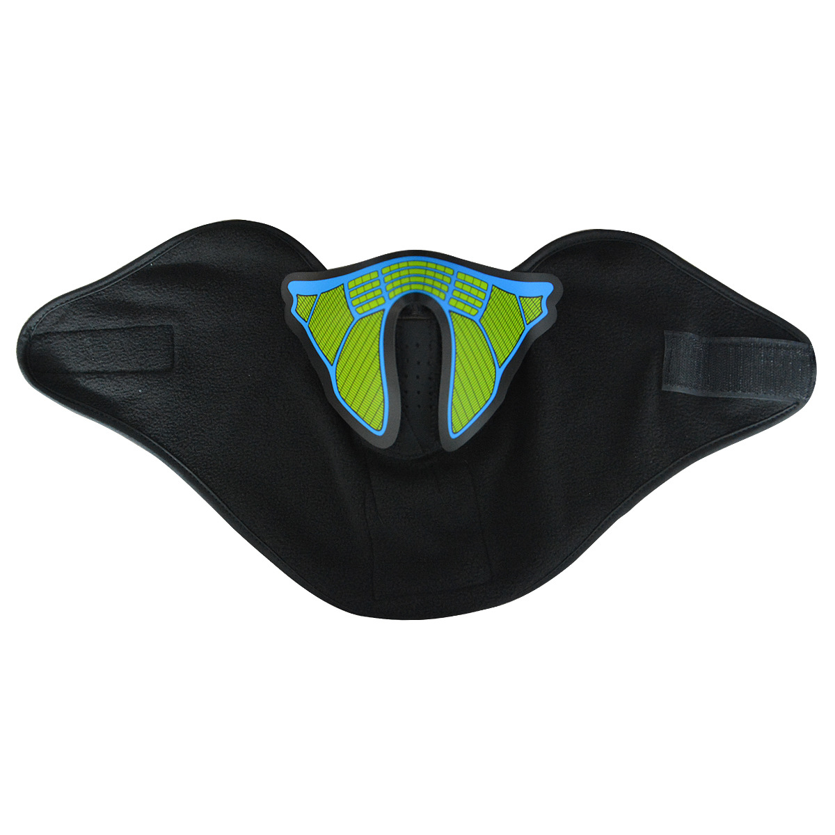 el声控发光面具 LED夜间骑行用面罩细节图