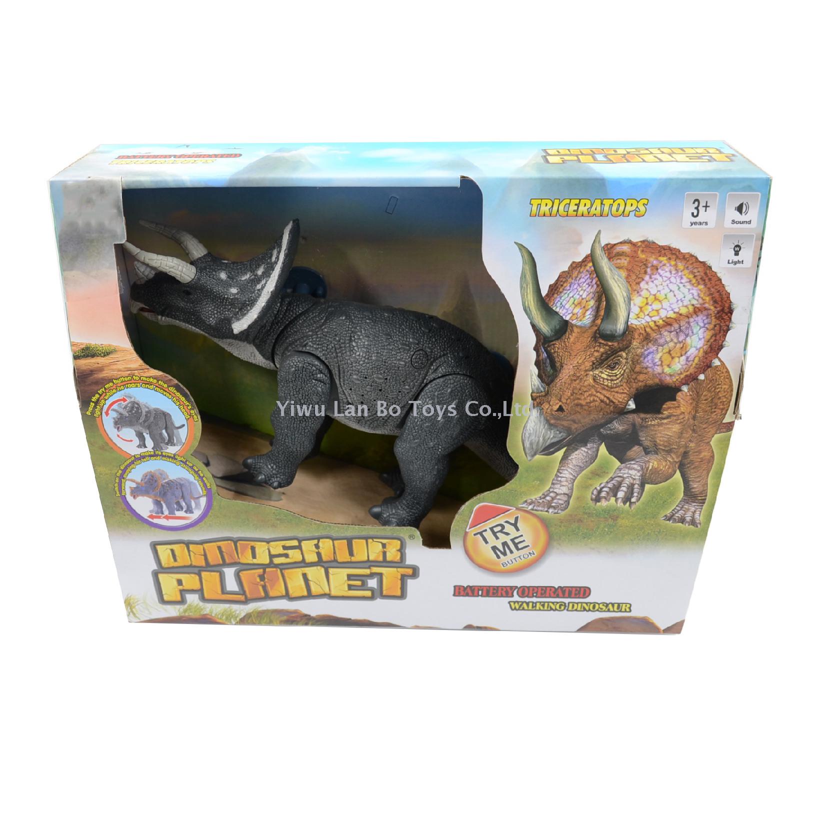 仿真三角龙电动、声音、灯光