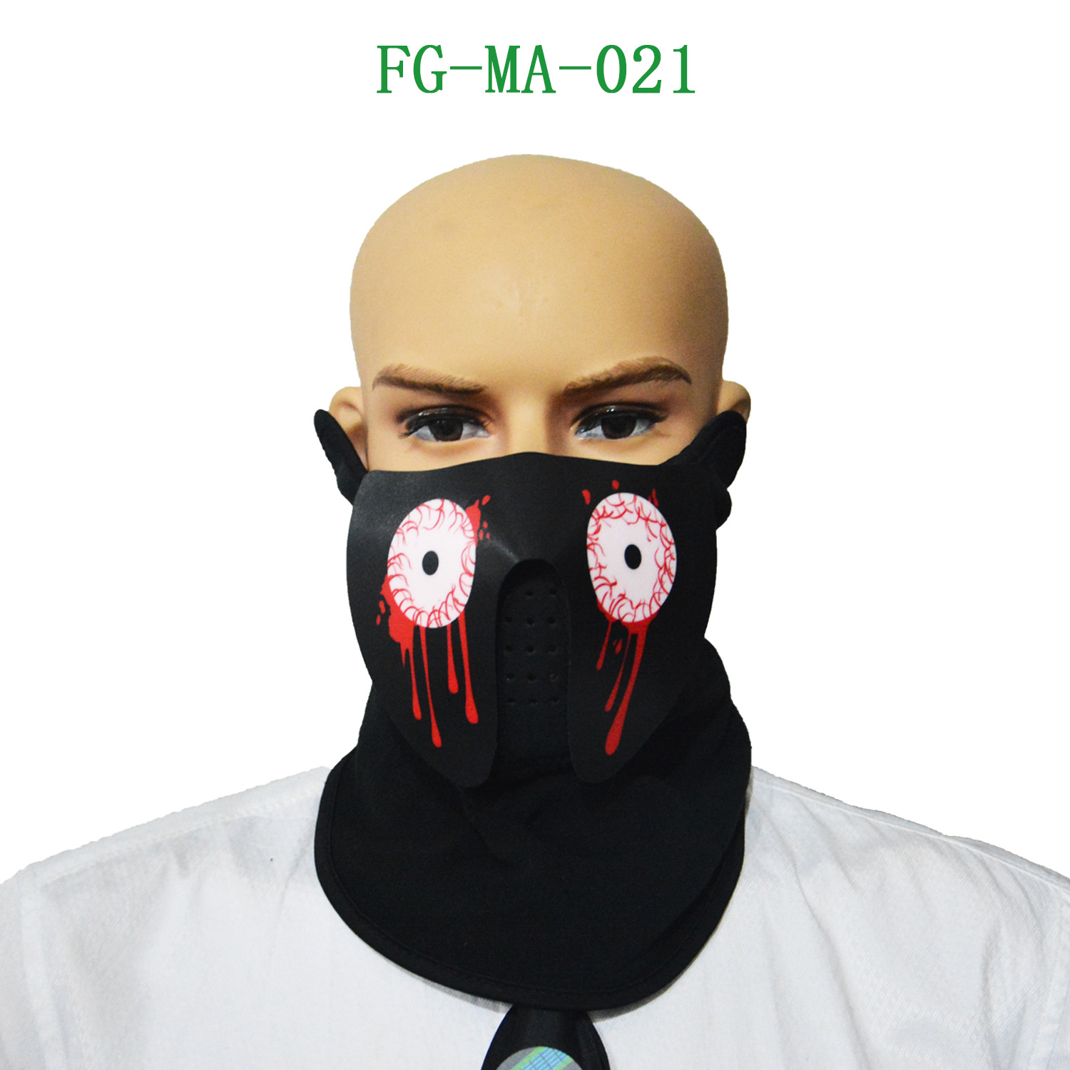 El Cold light acoustic light emitting mask Light emitting music holiday mask