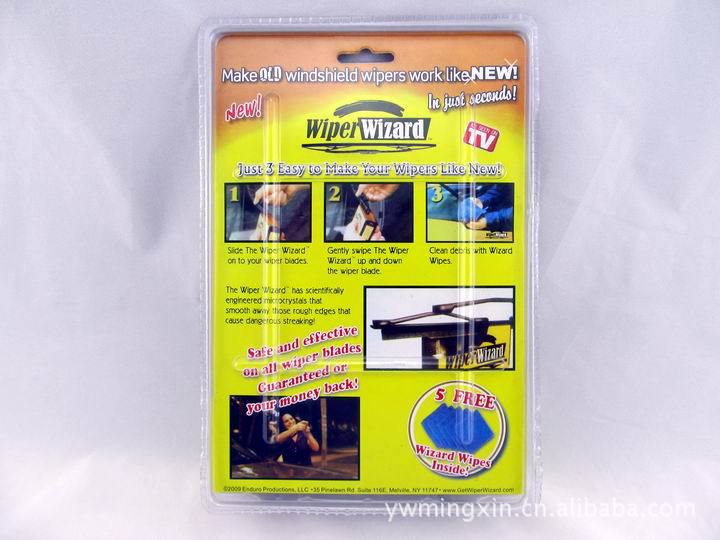 wiper wizard汽车清洁刷 雨刮器 刮窗刷 TV雨刮器产品图