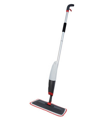 喷水拖把 粘扣式海豚喷雾喷水拖把 不锈钢喷水拖把 喷水平板拖把产品图