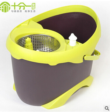 Manufacturer direct selling single drive help good God drag rotating mop bucket good God drag silver mop mop floor bucket wholesale thumbnail