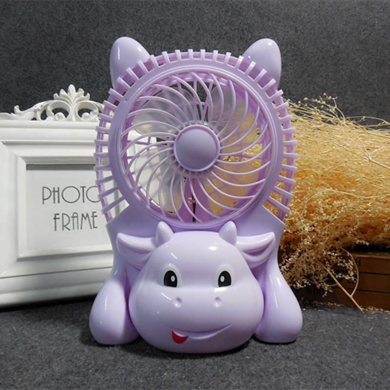 Cartoon second gear wind usb mini charging fan bedroom dormitory stands on its head details Picture