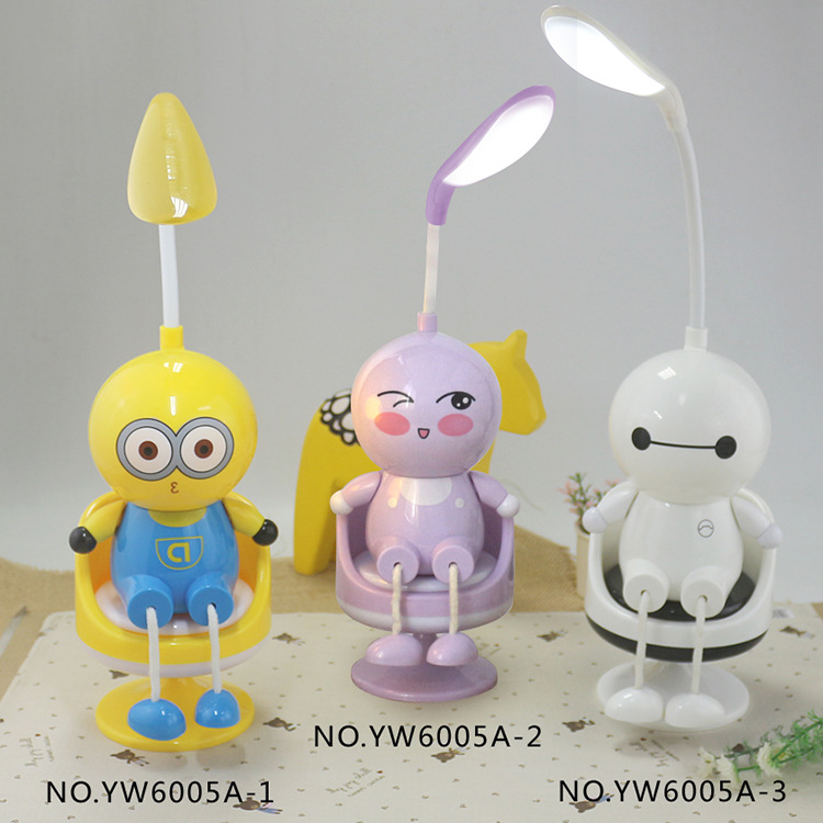 Comfortable chair LED desk lamp 2 adjustable eye-care reading lamp USB charging bedside nightlight full figure