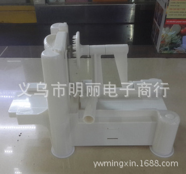 spiral vegetable slicer 多功能手摇切菜器 三合一蔬菜水果机产品图