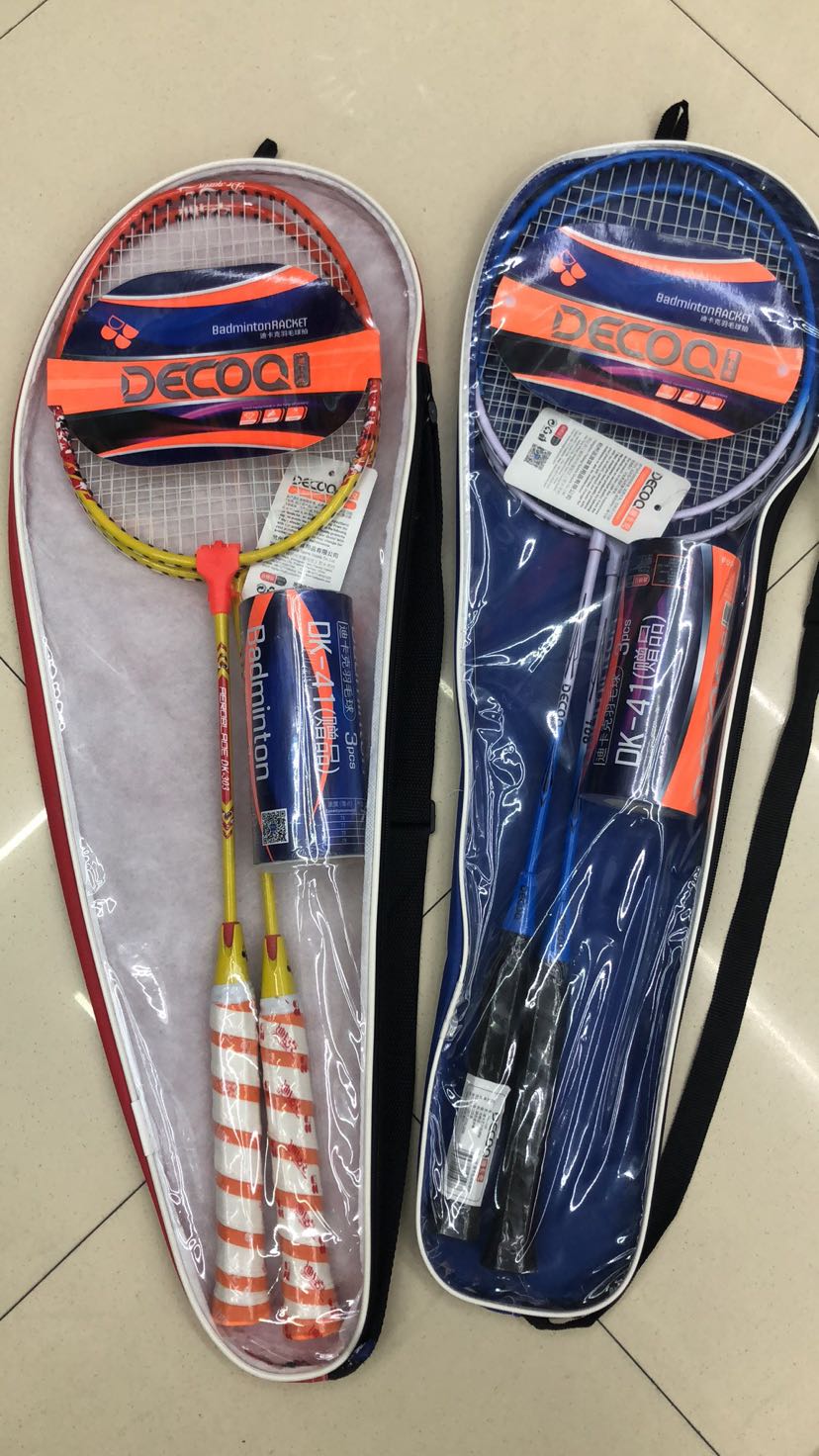 Bádminton raqueta set profesional y asequible para uso interno estilo de venta caliente