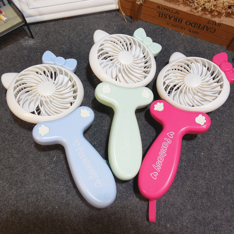 Usb Korea Mini Mini Fan Portable folding handheld fan for charging