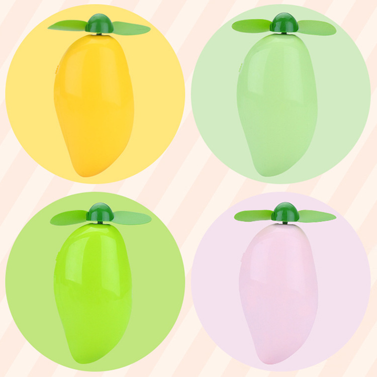 Mini Mango Fan handheld cartoon portable fruit charging fan