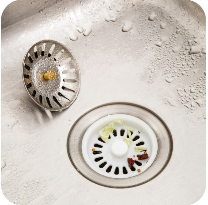 A25 Sink stopper Stainless steel kitchen wash basin sink stopper drainer plug head filter basket