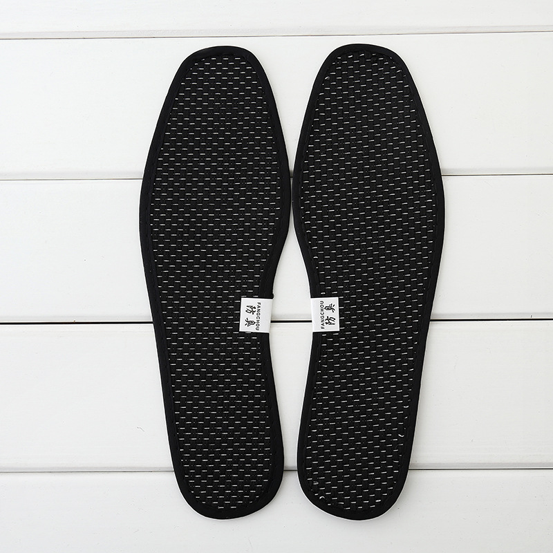 男士除臭鞋垫 活性炭吸汗透气按摩鞋垫 男防臭鞋垫厂家直销批发产品图