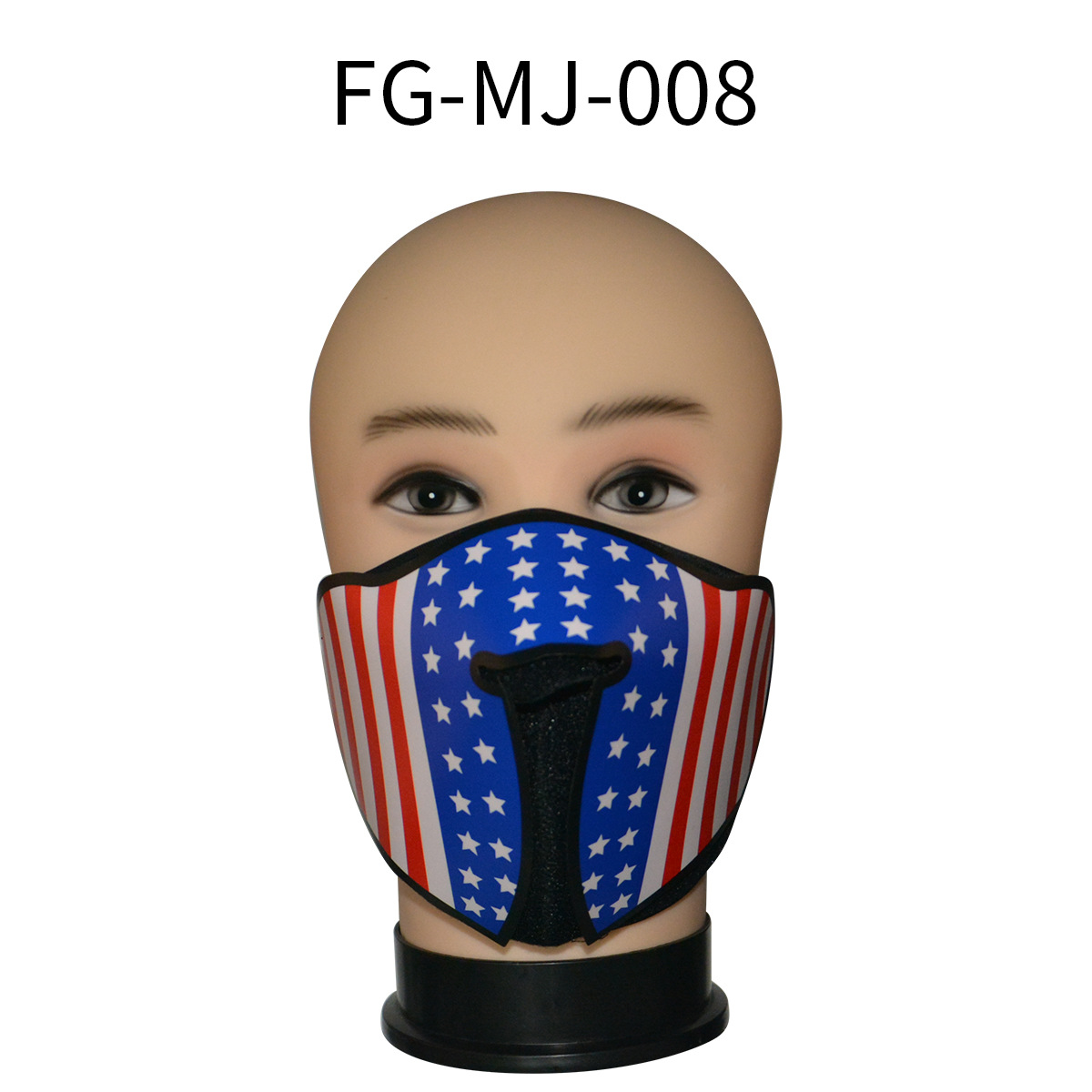 LED发光面具 EL冷光 万圣节发光面罩