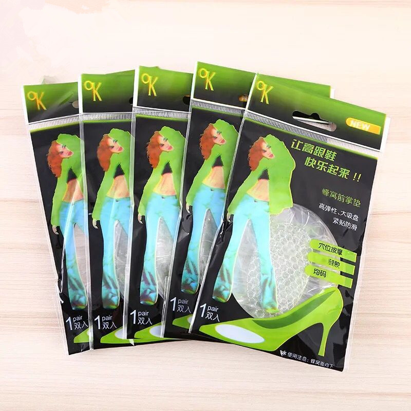 Factory wholesale silicone transparent front paw pads, front half pads, half size pads, insoles, breathable, comfortable, anti-slip and shock-absorbing