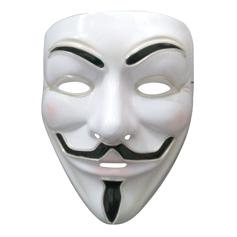 十色冷光面具 酷炫高亮 适用于电音节以及各种舞会派对