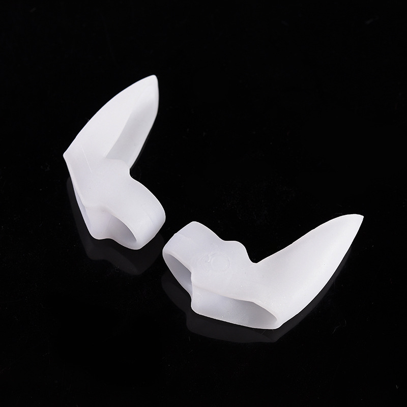 The new type of silicone toe and thumb eversion corrector for adults can wear shoes with overlapping toe and toe separation sleeves details Picture