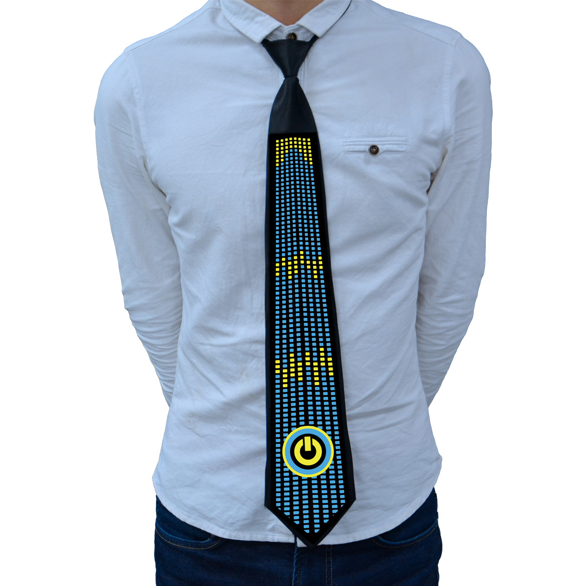 El glow tie cold Light a variety of delicate glow patterns