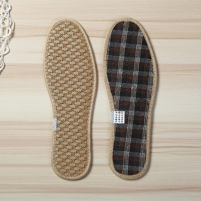 Factory direct sales of Haoxi Brush Four-Season Bamboo Charcoal anti-odor Insoles, deodorizing and fragrant, men's and women's breathable and sweat-absorbing scented shoe insoles Specification image