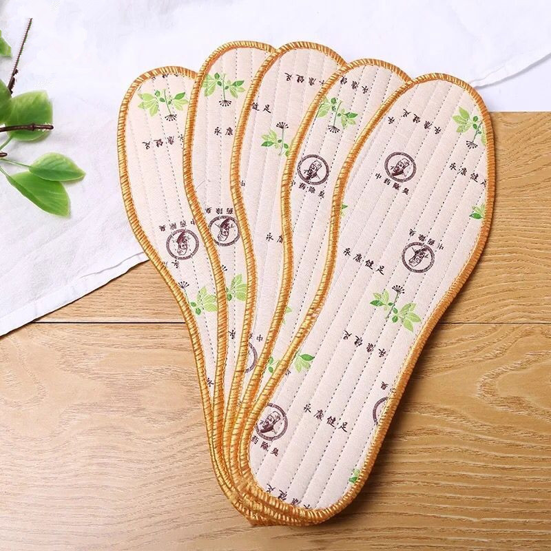 Factory supplies wholesale herbal deodorizing, sweat-absorbing, traditional Chinese medicine deodorizing, breathable, universal insoles for women's shoes. Factory direct sales Application Scenario
