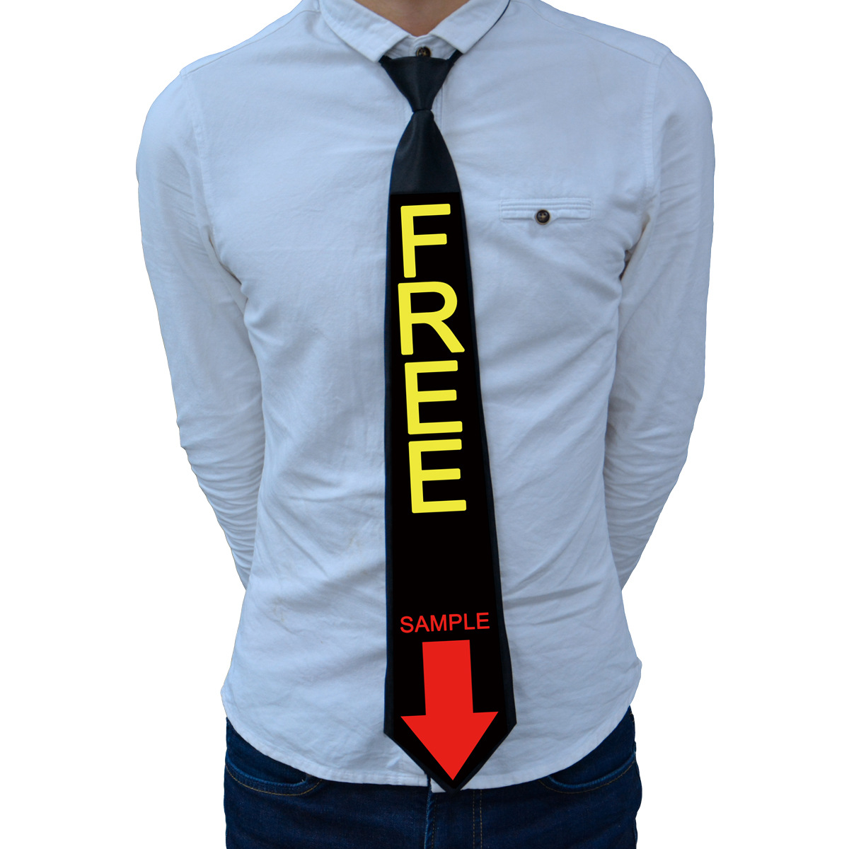 Led tie EL voice-activated tie Bar dance props