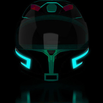 The helmet light strip is the same as the douyin motorcycle helmet light strip details Picture