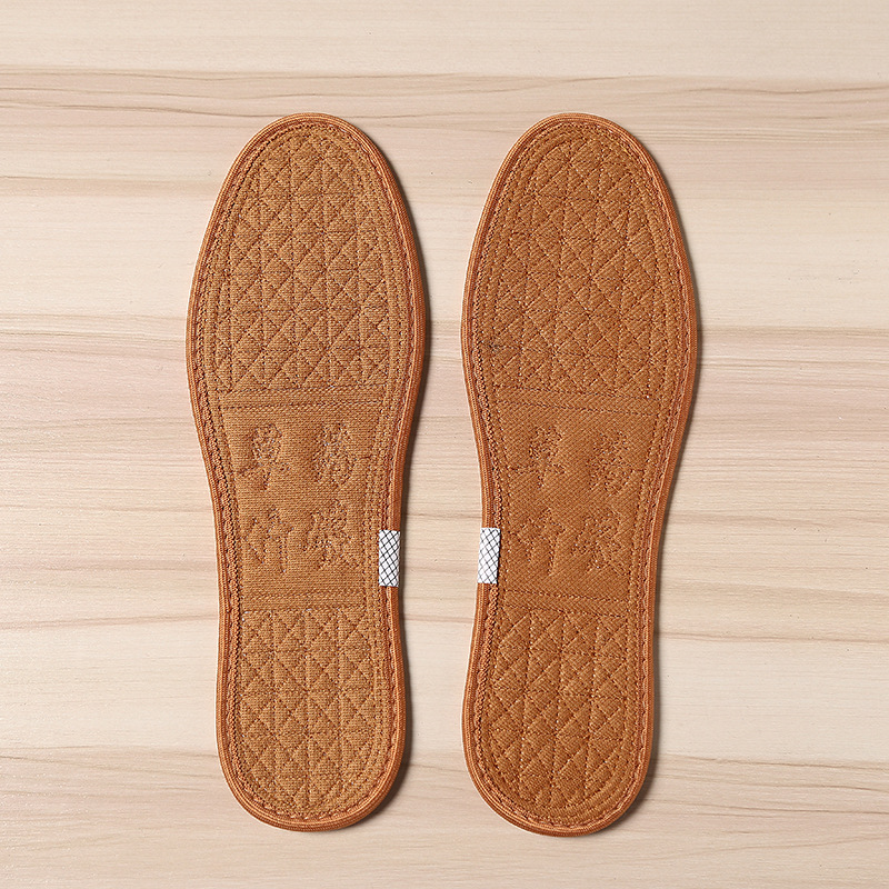 Haoxi Brush Deodorizing, sweat-absorbing, breathable sports insoles, medicated anti-odor insoles, new comfortable leather shoe insoles wholesale details Picture