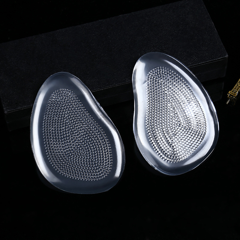 New type of women's silicone half-size insole, anti-slip thickened forefoot pad, pain-proof high heel patch manufacturer wholesale