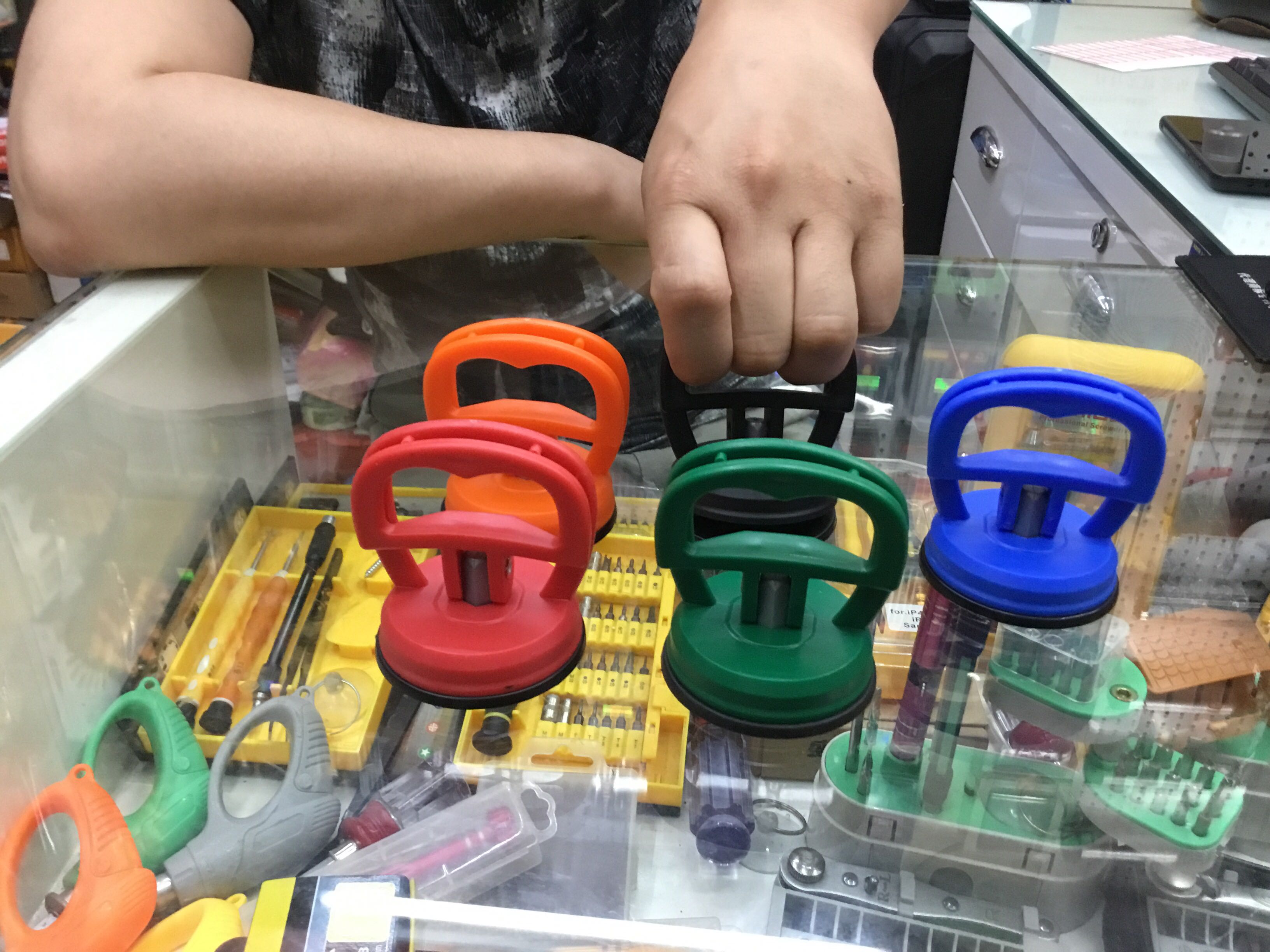 机动吸盘手机拆机吸盘强力吸盘液晶屏分离吸屏器拆屏工具细节图