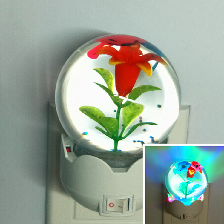 Child bedroom LED night light ceramic night light cartoon LED colorful night light