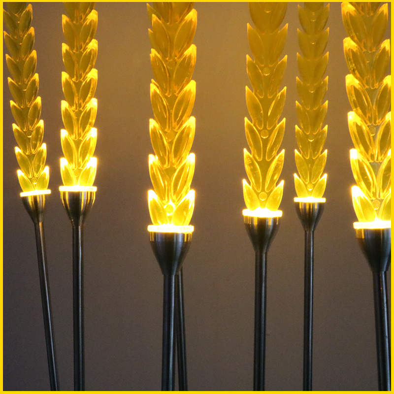 Led outdoor landscape lights simulate wheat ear lights