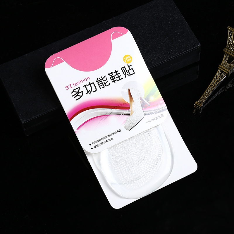 New type of women's silicone half-size insole, anti-slip thickened forefoot pad, pain-proof high heel patch manufacturer wholesale details Picture