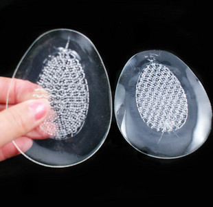 Factory wholesale silicone transparent front paw pads, front half pads, half size pads, insoles, breathable, comfortable, anti-slip and shock-absorbing details Picture