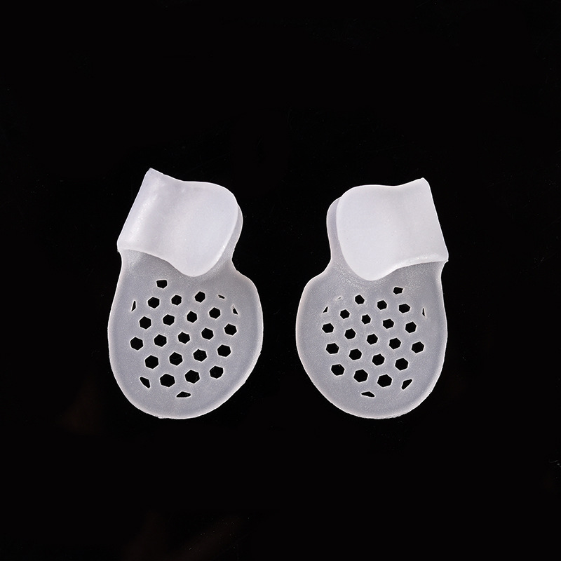 Wholesale of breathable toe separators with holes, correctors and anti-wear silicone overlapping toe separation pads for hallux valgus of the little foot details Picture