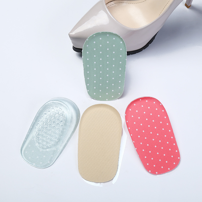 Factory direct sales of inner height-increasing insoles, women's half insoles, invisible comfortable height-increasing insoles, men's and women's silicone micro-height-increasing insoles Specification image