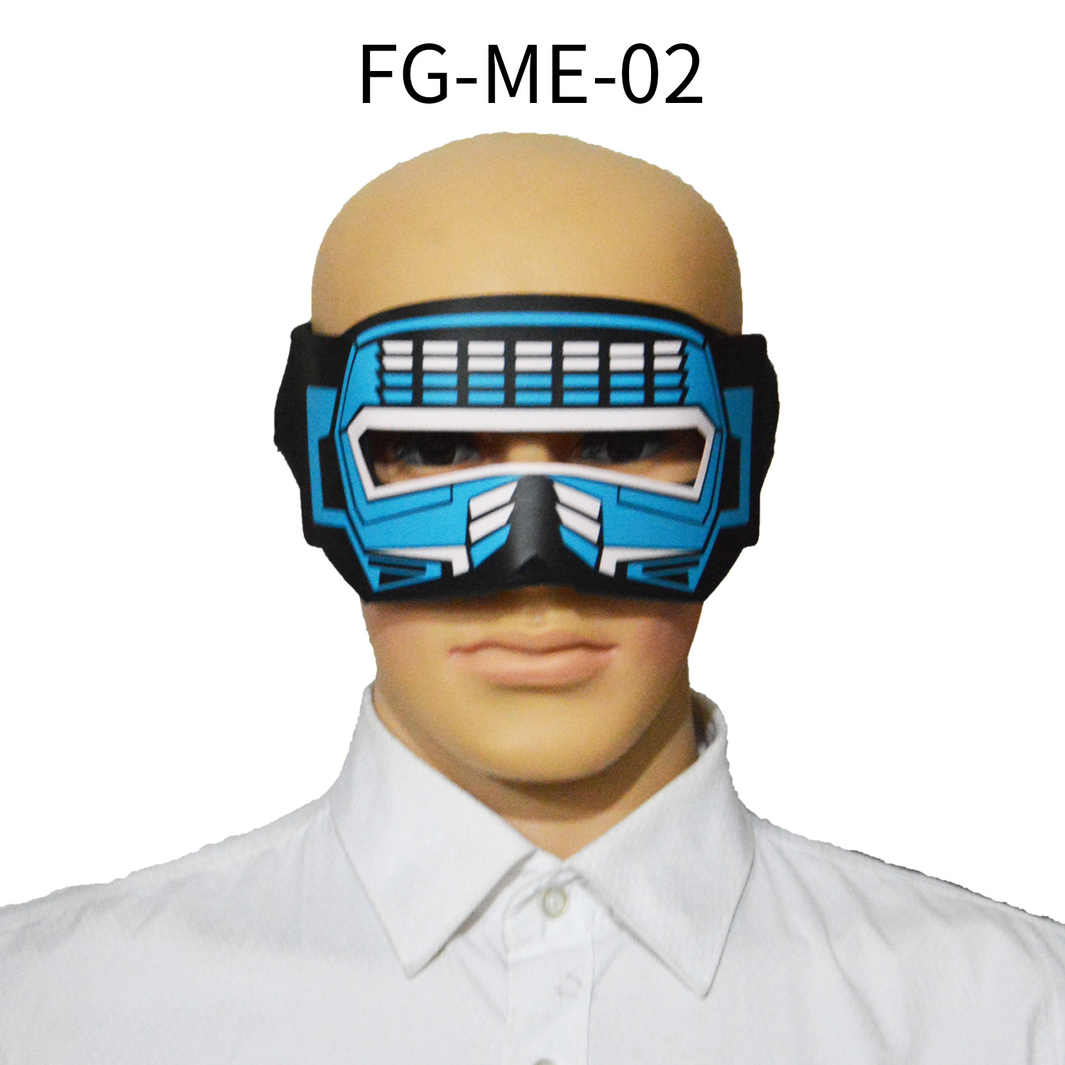 Luminous sports headband voice activated luminous music flash cold light headband mask