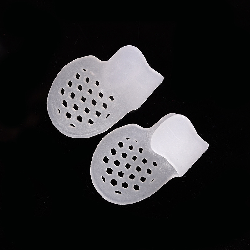 Wholesale of breathable toe separators with holes, correctors and anti-wear silicone overlapping toe separation pads for hallux valgus of the little foot
