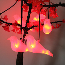 Led landscape lights outdoor waterproof decorative hanging tree lights Christmas holiday light bird lights