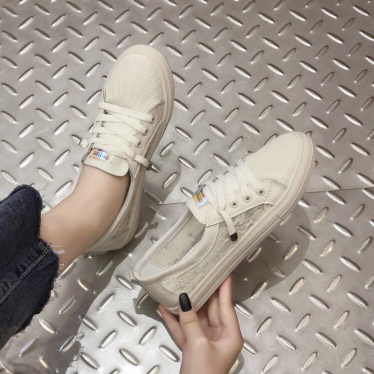 网面小白鞋新款