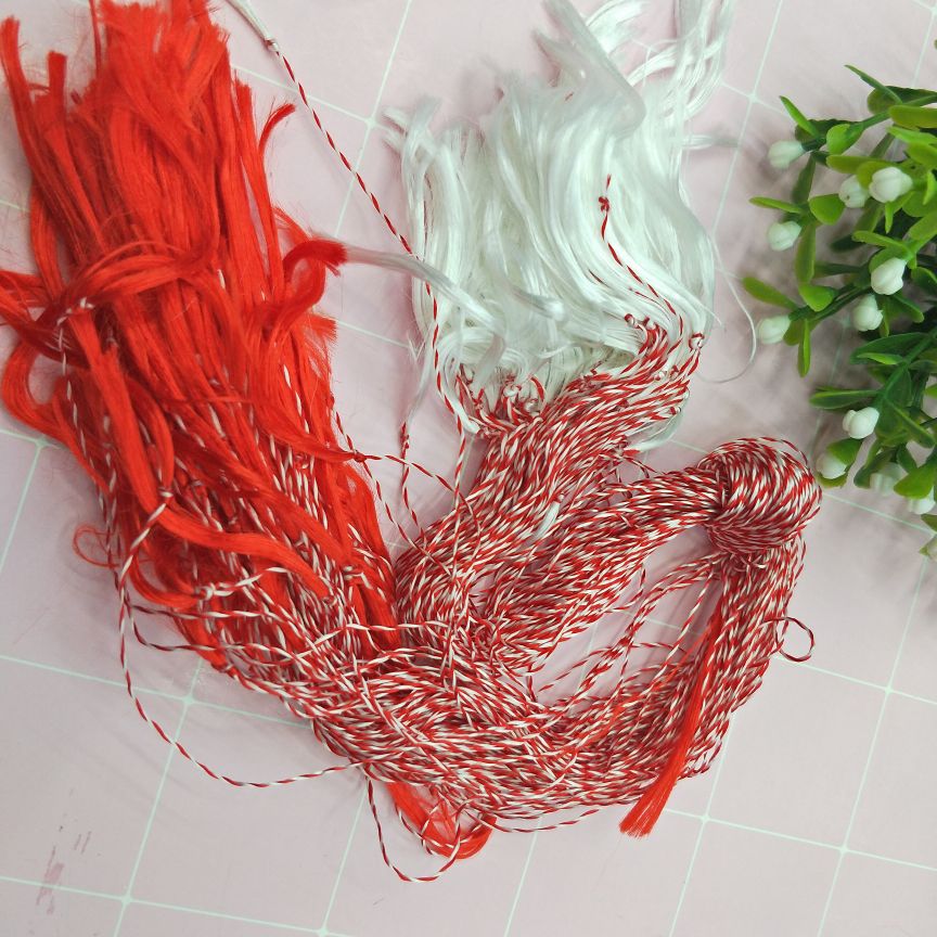 红白穗绳小苏 三八线 罗马尼亚专用苏 挂件吊穗