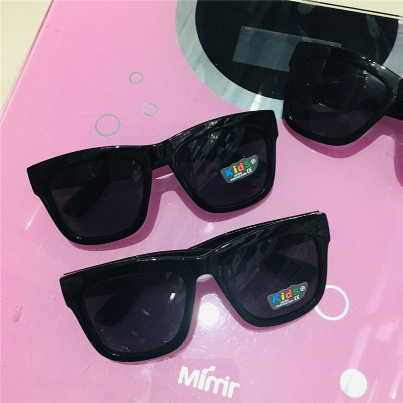 时尚儿童黑色运动酷遮太阳镜防紫外线男女宝宝墨镜眼镜