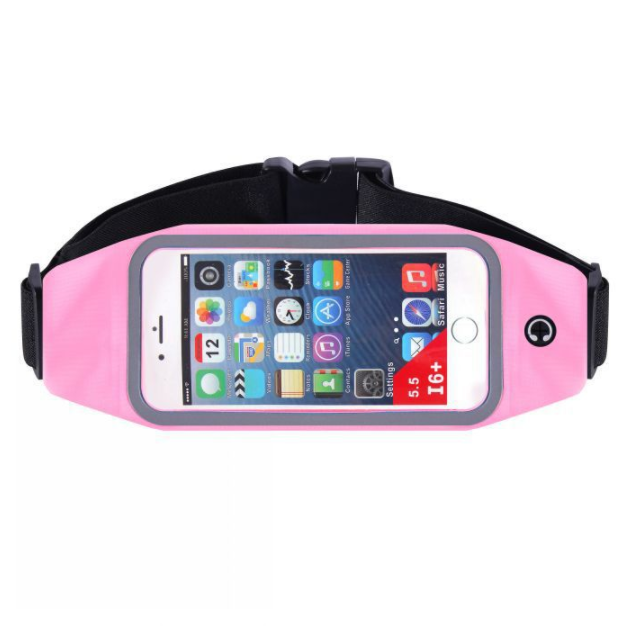 Outdoor professional sports running waist bag, touch screen waist bag, anti-theft and waterproof invisible waist bag, music fitness belt details Picture