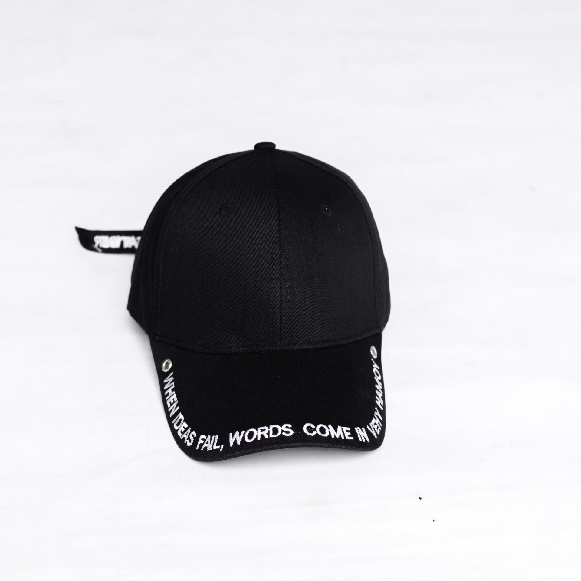 Korean Version Of Fashion Hat Brim Letter Baseball Cap Personality Fashion South Korean Men And Women Summer Curving Cap Cap details Picture